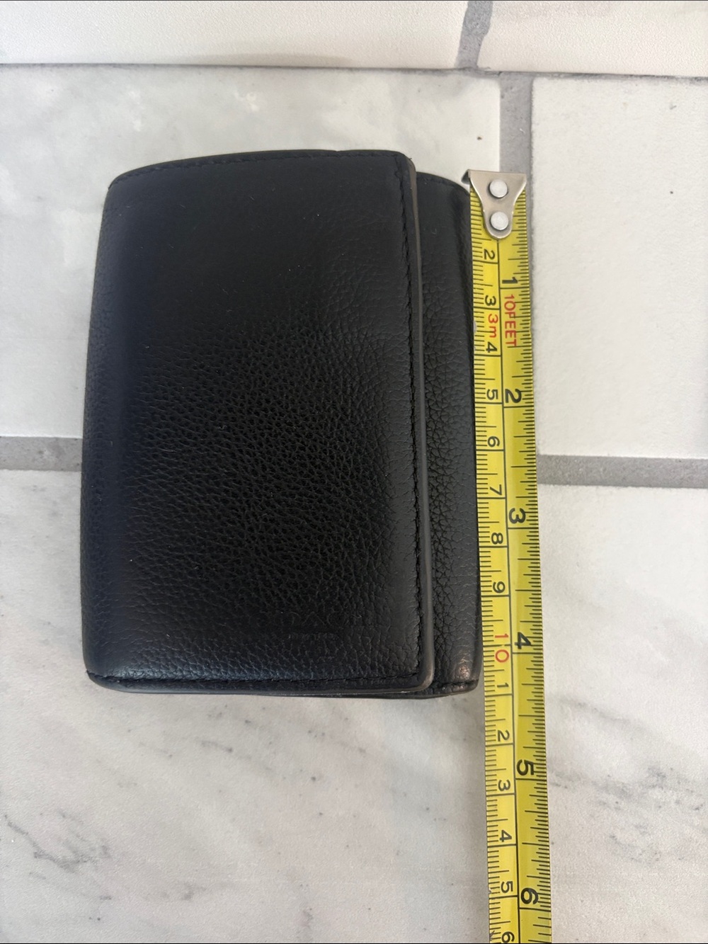 Coach Men’s Black Leather Trifold Wallet - Picture 9 of 9